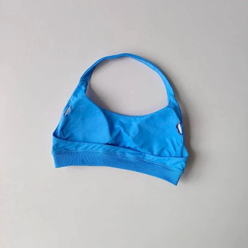 Shockproof Seamless Sexy Padded Athletic Sport Bra Women Backless Workout Gym Anti-Shock Yoga Crop Top Fitness Bra Suits