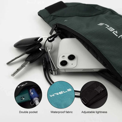 Outdoor Running Fitness Waist Bag Ultra-Thin Mobile Phone Elastic Sports Waterproof Close-Fitting Mobile Phone Bag Waterproof
