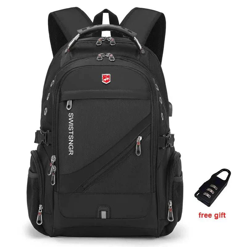 2025 Waterproof 17/20 Inch Laptop Backpack Men Airplane Travel Backpack Women Oxford Rucksack Male School Bag Modern Mochila