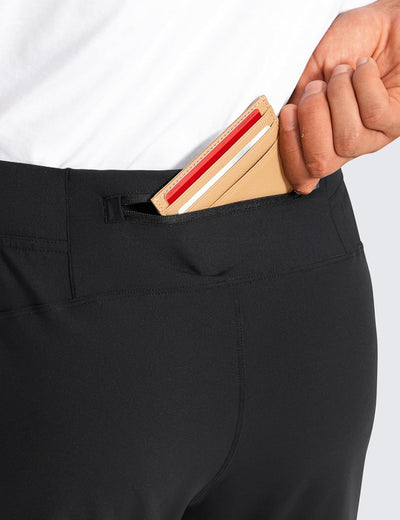 4-Way Stretch Athletic Pants for Men 30" Workout Lounge Casual Work Jogger with Zip Pocket
