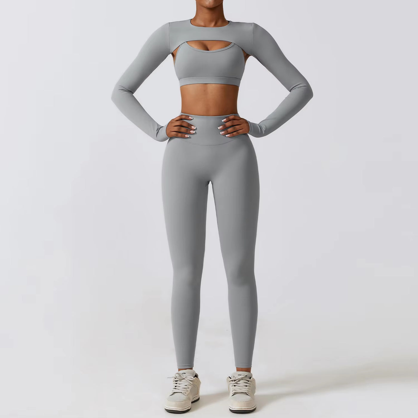 Elevate Your Workout with Our Women’s 2/3Pcs Yoga Sets: High Waist Leggings & Stretch Sports Bra for Ultimate Comfort and Style