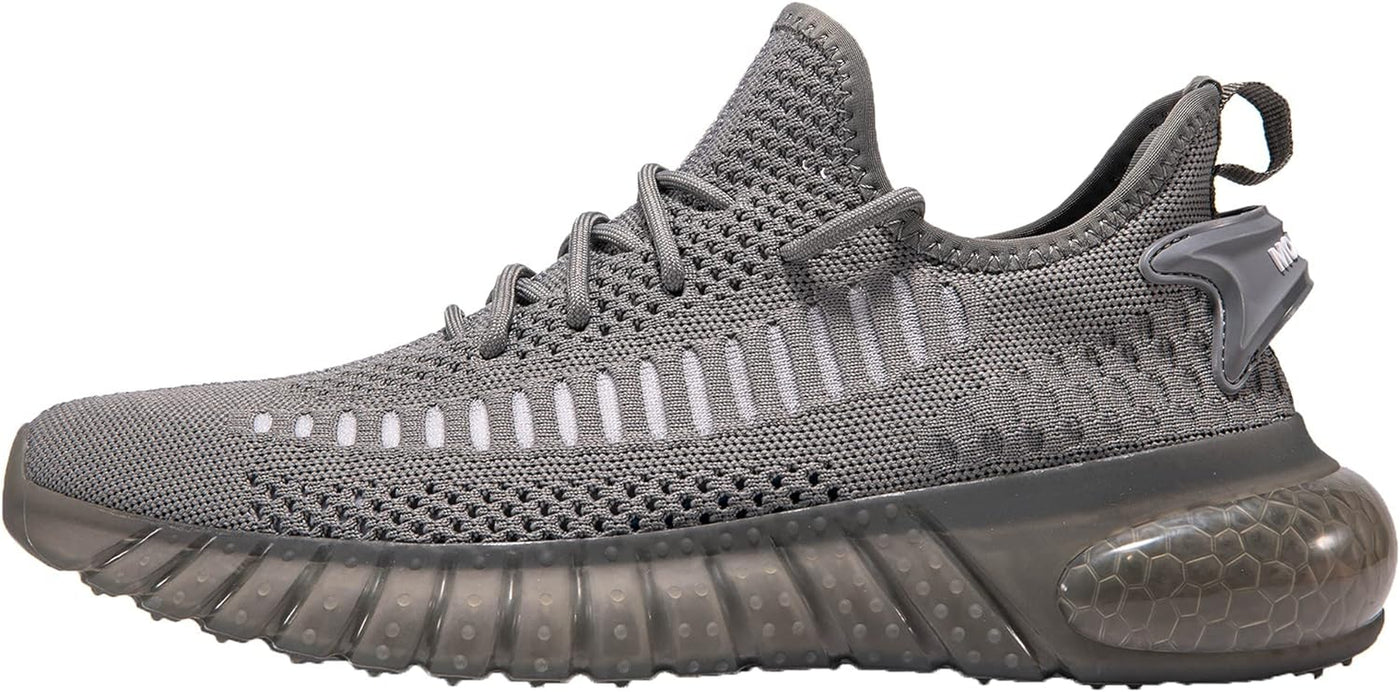 Step Up Your Style with Our Dark Grey Men's Athletic Walking Shoes - Perfect for Running and Everyday Wear!