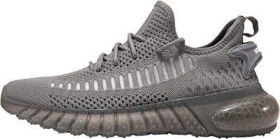 Step Up Your Style with Our Dark Grey Men's Athletic Walking Shoes - Perfect for Running and Everyday Wear!