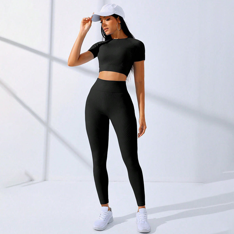 Elevate Your Workout with Our Stylish High Waist Yoga Clothes Suit - Perfect for Every Season!