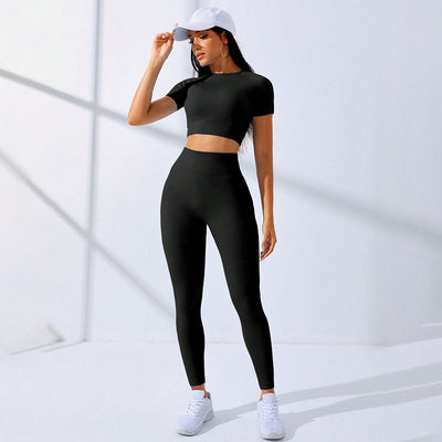Elevate Your Workout with Our Stylish High Waist Yoga Clothes Suit - Perfect for Every Season!