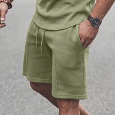 Men's Casual Summer Tracksuit Set - Short Sleeve T-Shirt and Shorts for Ultimate Comfort and Style