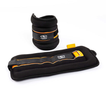 5Lb Pair Ankle & Wrist Weights (2Pcs, Each One Is 2.5LBS), Adjustable Strap