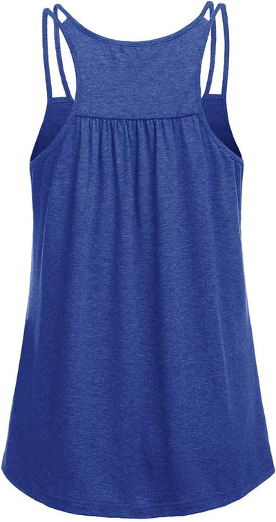 Elevate Your Workout with LuckyMore Women's Sleeveless Racerback Tank Tops - Perfect for Yoga, Gym, and Daily Wear