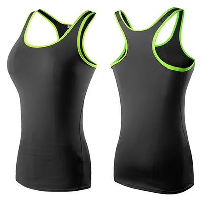 Elevate Your Workout with Our Stylish Black Sleeveless Yoga Top for Women - Quick Dry Fitness Shirt Perfect for Gym and Active Lifestyle