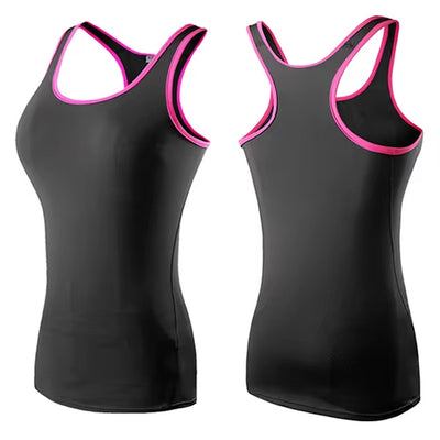 Elevate Your Workout with Our Stylish Black Sleeveless Yoga Top for Women - Quick Dry Fitness Shirt Perfect for Gym and Active Lifestyle