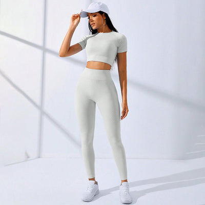 Elevate Your Workout with Our Stylish High Waist Yoga Clothes Suit - Perfect for Every Season!