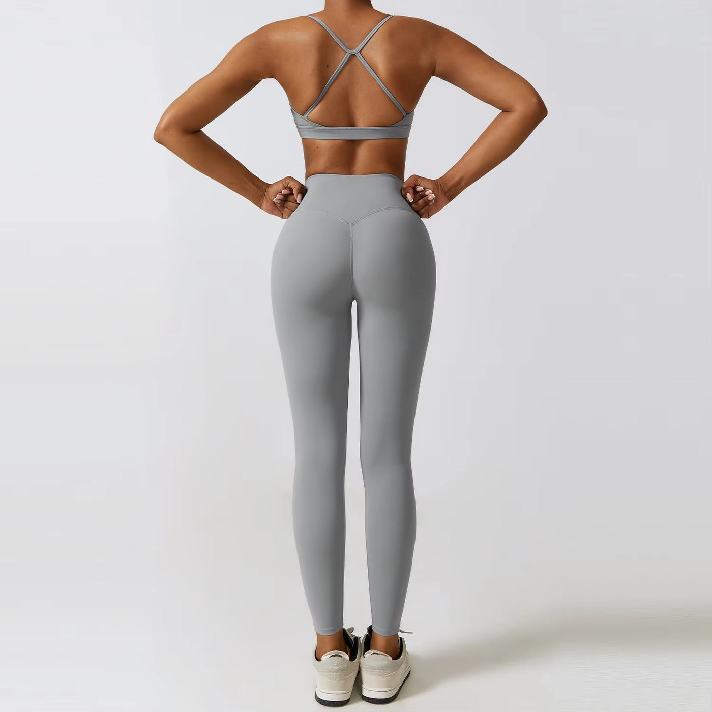 Elevate Your Workout with Our Women’s 2/3Pcs Yoga Sets: High Waist Leggings & Stretch Sports Bra for Ultimate Comfort and Style