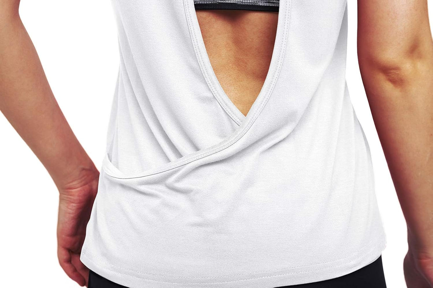 Elevate Your Workout with Our Stylish Open Back Yoga Tops for Women - Perfect for Running and Fitness!