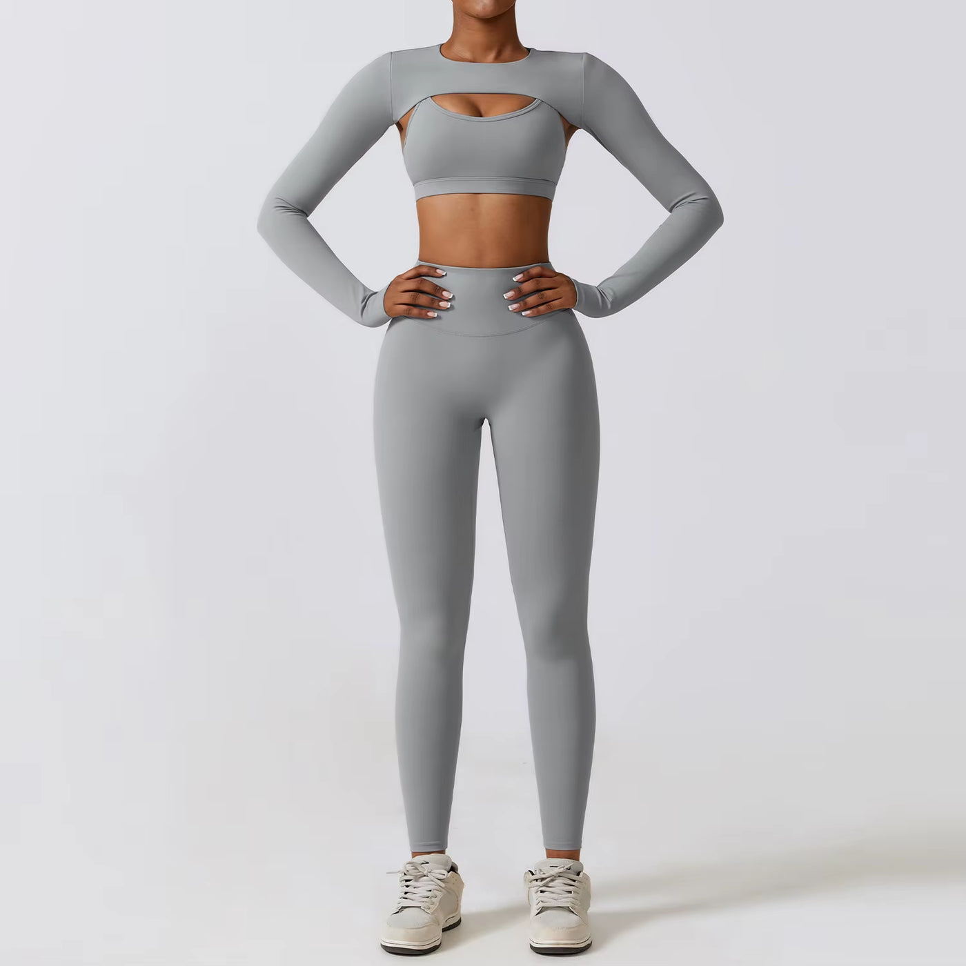 Elevate Your Workout with Our Women’s 2/3Pcs Yoga Sets: High Waist Leggings & Stretch Sports Bra for Ultimate Comfort and Style