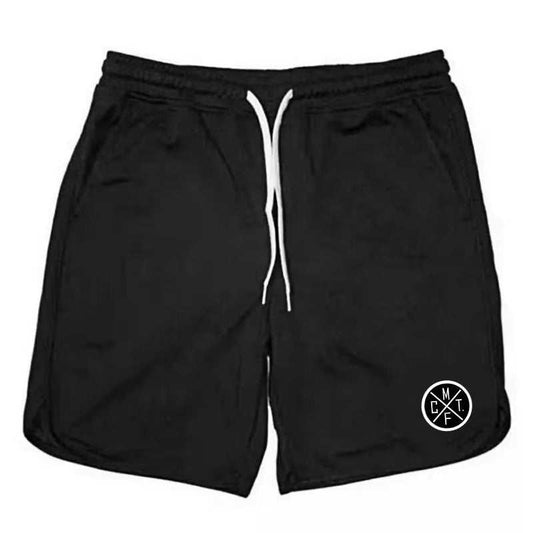 Gym shorts men black mesh breathable basketball workout joggers with pockets and elastic waistband