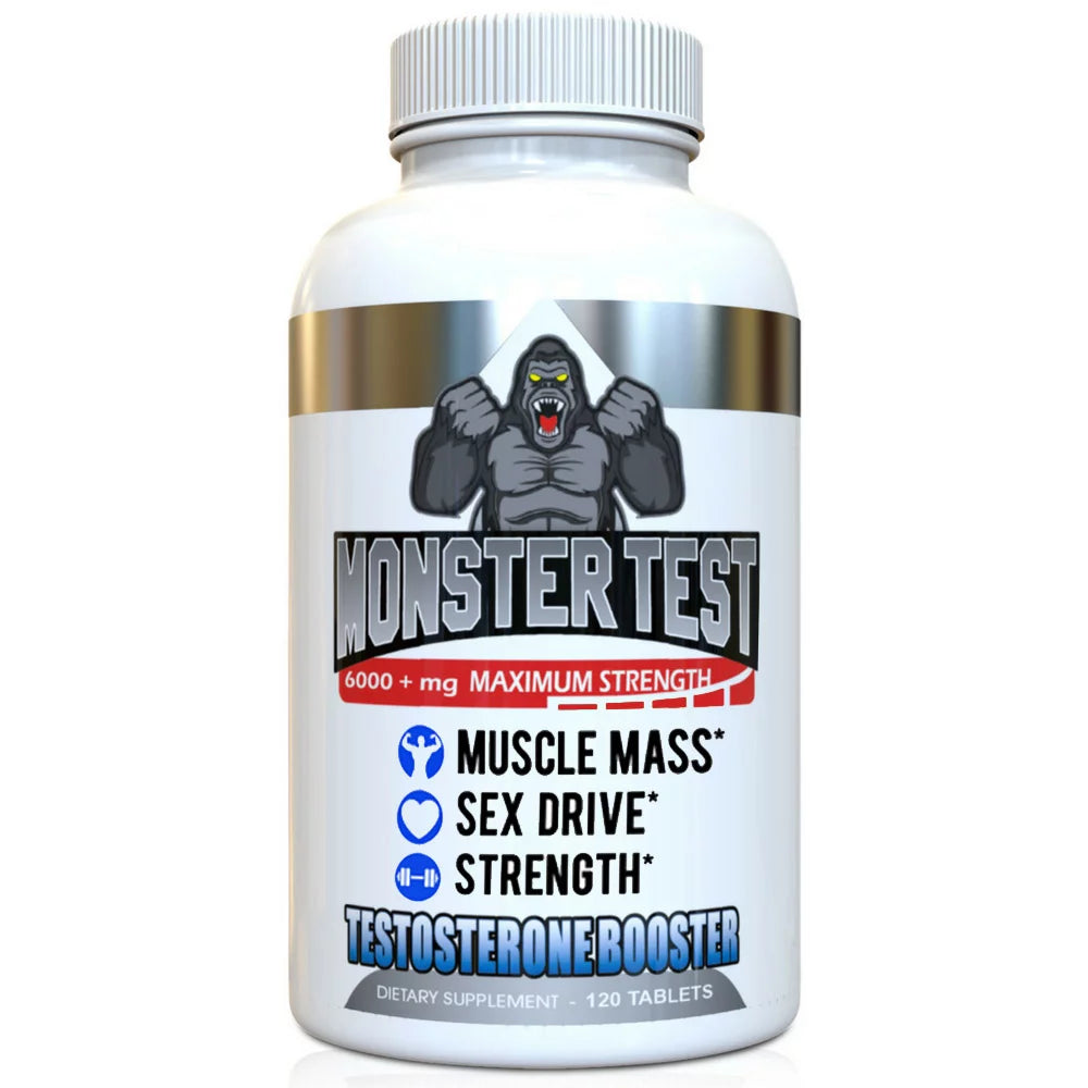 Unlock Your Potential with Monster Test 120Ct & Just Tribulus Testosterone Booster - Maximum Strength Formula